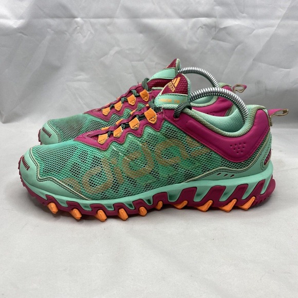 Adidas Vigor TR 4 D74004 Teal Pink Trail Running Shoes Womens Size 8.5US - Picture 2 of 10